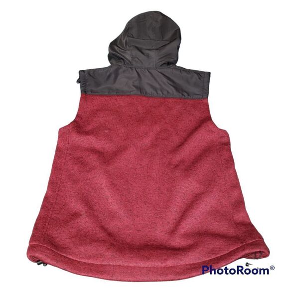 Flag & Anthem Hooded Zippered Vest, EUC - Picture 6 of 7